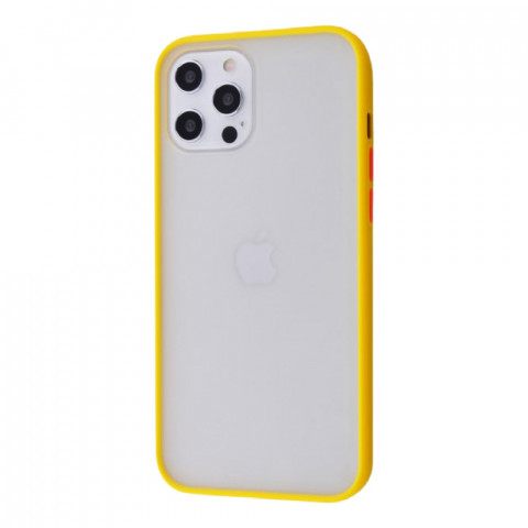 Чехол Shadow Matte на iPhone 12 и 12 Pro Canary yellow/Red